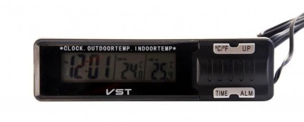 Автомобильные часы с термометром vst-7065
Цифровой индикатор VST-7065 отображает. . фото 3