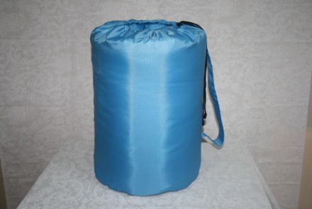 Спальный мешок- одеяло изготовлен из непромокаемой ткани оксфорд , утеплен синте. . фото 6