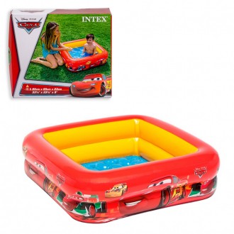 Компактный и безопасный бассейн Intex Cars 57101 доставит Вашим детям немало рад. . фото 5