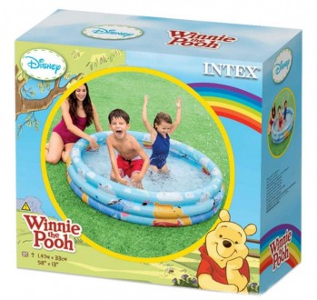 Детский надувной бассейн Intex Winnie the pooh будет просто незаменим в летний ж. . фото 3