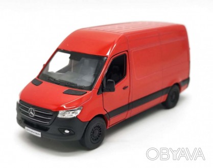 Машинка KT5426W - металева копія автомобіля MERCEDES-BENZ Sprinter з відмінною д. . фото 1