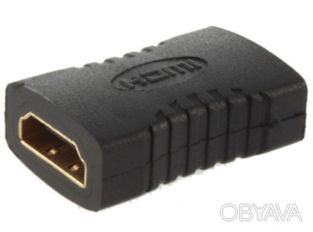 
HDMI F (female) to HDMI F (female) соединитель переходник адаптер прямой (для с. . фото 1