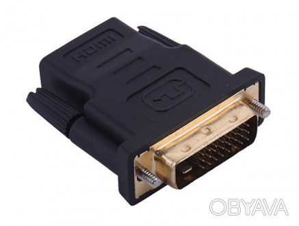 
DVI-D (24+1) Male to HDMI Female переходник адаптер для вывода видео из устройс. . фото 1