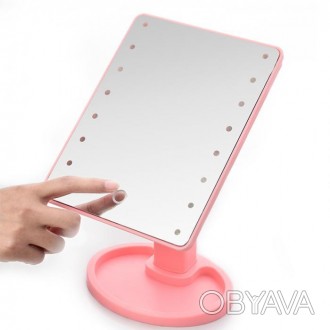 Зеркало для макияжа с LED подсветкой Magic MakeUp Mirror прямоугольное
Зеркало с. . фото 1