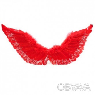 Крылья - прекрасный элемент маскарадного костюма. Декорированные перьями и пухом. . фото 1