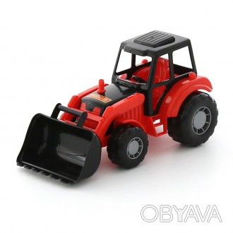 Трактор-погрузчик Полесье Мастер 35301 - это отличная игрушка с вращающимися кол. . фото 1