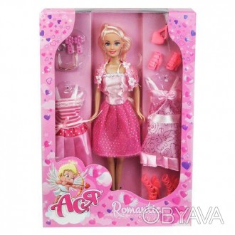 Набор с куклой Асей "Romantic style" будет отличным подарком для юной леди. В на. . фото 1