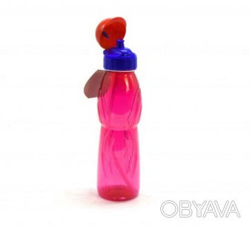 Бутылочка для воды с пипеткой и трубочкой. Обладает высоким качеством, оптимальн. . фото 1