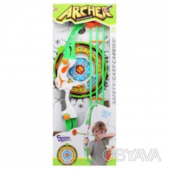 Игрушечный лук со стрелами "Archer" будет отличным развлечением для малыша. Разм. . фото 1