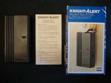 Продаётся дверная сигнализация Interquartz модель Knight alert 9703. Полностью н. . фото 2