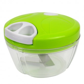 Ручний кухонний подрібнювач Easy Spin Cutter (Green) | міксер, блендер шинкування. Київ. фото 1 Ручний кухонний подрібнювач Easy Spin Cutter (Green) | міксер, блендер шинкування. Київ. фото 1
