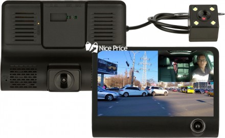 
UKC SD319 Full HD Three cameras, уникальный автомобильный видеорегистратор с тр. . фото 2