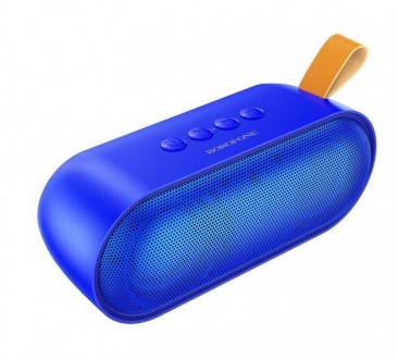Описание Портативной Bluetooth колонки BOROFONE BR8 Broad sound, синей Портативн. . фото 3