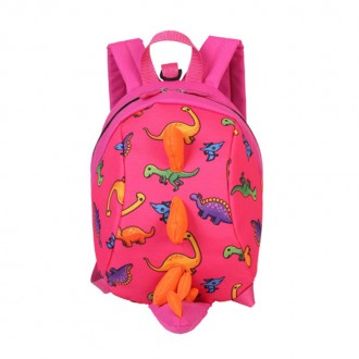 Детский рюкзак Dinosaur Lesko 816 Pink с ремешком анти-потеряшкой дошкольный для. Киев. фото 1 Детский рюкзак Dinosaur Lesko 816 Pink с ремешком анти-потеряшкой дошкольный для. Киев. фото 1