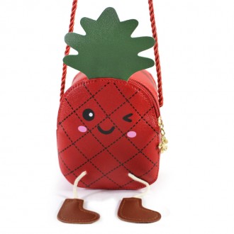 Сумочка для девочек Pineapple A5021 Red детская на плечо. Киев. фото 1 Сумочка для девочек Pineapple A5021 Red детская на плечо. Киев. фото 1
