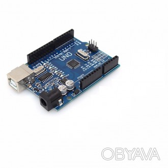 Arduino Uno с USB-интерфейсом на базе CH340:
Микроконтроллер: ATmega328P
Напря. . фото 1
