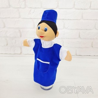 Игрушка кукольный театр Продавец от украинского производителя Золушка внутри кук. . фото 1