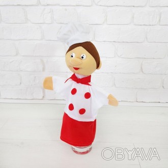 Игрушка кукольный театр Повар от украинского производителя Золушка 
 кукольный т. . фото 1