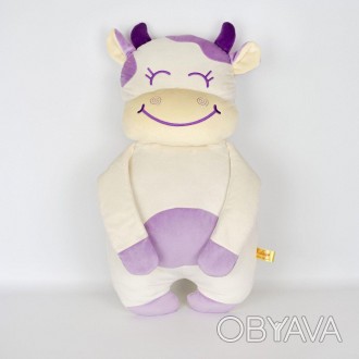 Символ года 2021 - игрушка-подушка корова Хлоя для игр и сна от Kidsqo мягкая по. . фото 1