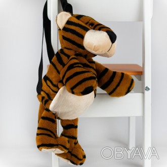 Рюкзак детский Тигр меховый от производителя Золушка рюкзак тигрёнок пошит из мя. . фото 1
