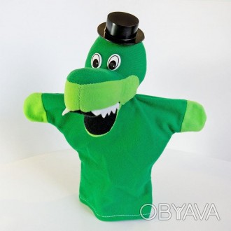 Игрушка кукольный театр Крокодил от украинского производителя Золушка игрушка-те. . фото 1