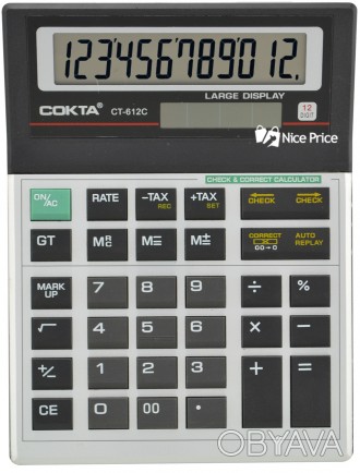  Калькулятор Cokta T612C это большой настольный калькулятор, который поможет с в. . фото 1