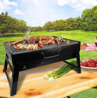 Мангал складной барбекю гриль решетка 35 x 27 x 20 см портативный BBQ Grill Port. Одеса. фото 1 Мангал складной барбекю гриль решетка 35 x 27 x 20 см портативный BBQ Grill Port. Одеса. фото 1