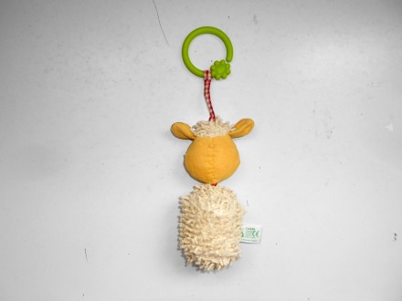 Погремушка подвеска колокольчик овечка  ELC 
Ушки шелестящие, в тельце мелодичн. . фото 4