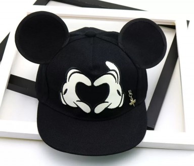 
 
Детская кепка снепбек с ушками Микки Маус Сердце (Mickey Mouse) Disney с прям. . фото 6