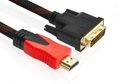 
 
Кабель HDMI DVI-D 1,5м используют для подключения DVI и HDMI устройств, такие. . фото 3