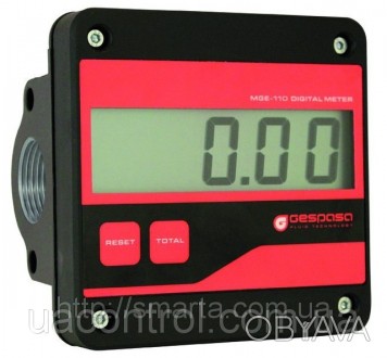 Электронный расходомер с LCD дисплеем для точного учета дизельного топлива и лег. . фото 1