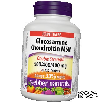 Glucosamine Chondroitin MSM от Webber Naturals - для снятия боли в суставах, свя. . фото 1