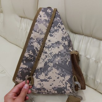  Армейский маленький однолямочный рюкзак сумка. Размеры 24*18*10 см. В наличии п. . фото 11