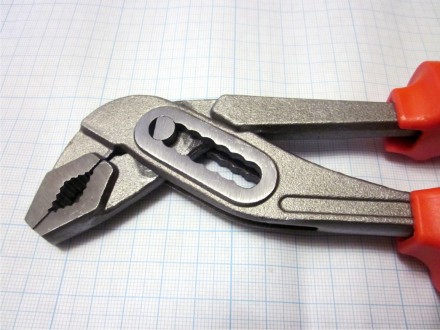 Переставные клещи, переставной ключ 250 мм. . фото 3
