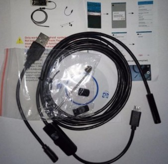 Водонепроникний USB ендоскоп:
- Довжина кабелю 2м,3,5м,5м,10м,15 метрів;
- Діа. . фото 5
