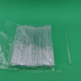 Мешалка "Кристалл" 21см (100шт) Юнита (1 пачка). Умань. фото 1 Мешалка "Кристалл" 21см (100шт) Юнита (1 пачка). Умань. фото 1