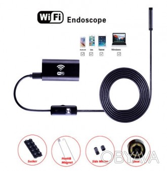ORIGINAL Мини-камера Эндоскоп WiFi (длина 2.0 m)
(в фирменной упаковке)
С помощь. . фото 1