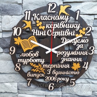Настенные деревянные часы для учителя
Размер 35/35см.
Материал: фанера 4 мм
Возм. . фото 1