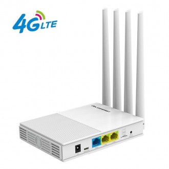 4G роутер WiFi с SIM картой COMFAST CF-4G, 300 Мбит/с, двойные антенны 2.4ГГц и . . фото 2