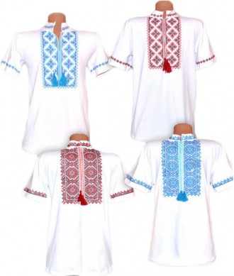 Вышиванка подростковая для мальчика с коротким рукавом, фуликра. Днепр. фото 1 Вышиванка подростковая для мальчика с коротким рукавом, фуликра. Днепр. фото 1