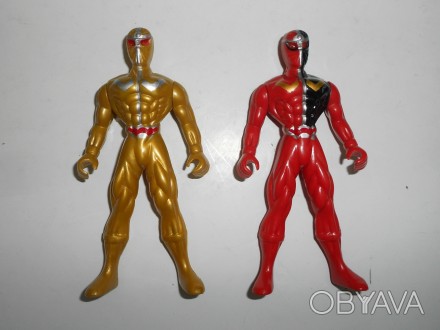 Две пластиковые фигурки Могучие Рейнджеры Power Rangers  
Цена за одну.
Высота. . фото 1
