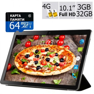 Планшет — телефон Adronix MT104 Matte Black 3GB/32 GB LTE IPS 10/1" Full HD+ Чохол-книжка + Карта пам'яті 64GB. Дніпро. фото 1 Планшет — телефон Adronix MT104 Matte Black 3GB/32 GB LTE IPS 10/1" Full HD+ Чохол-книжка + Карта пам'яті 64GB. Дніпро. фото 1