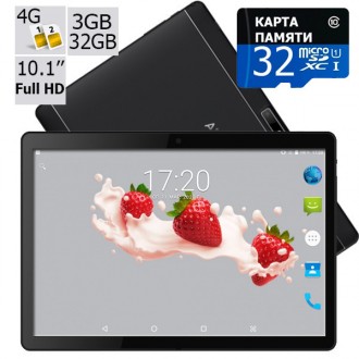 Планшет — телефон Adronix MT104 Matte Black 3GB/32 GB LTE IPS 10/1" Full HD (LITE) + Карта пам'яті 32GB. Дніпро. фото 1 Планшет — телефон Adronix MT104 Matte Black 3GB/32 GB LTE IPS 10/1" Full HD (LITE) + Карта пам'яті 32GB. Дніпро. фото 1