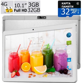 Планшет — телефон Adronix MT104 Silver 3 GB/32 GB LTE IPS 10/1" Full HD (LITE) + Карта пам'яті 32GB. Дніпро. фото 1 Планшет — телефон Adronix MT104 Silver 3 GB/32 GB LTE IPS 10/1" Full HD (LITE) + Карта пам'яті 32GB. Дніпро. фото 1