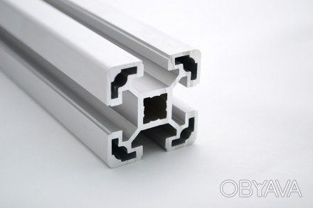 Алюминиевый конструкционный профиль 40х40 мм без покрытия T-track
Ширина паза - . . фото 1
