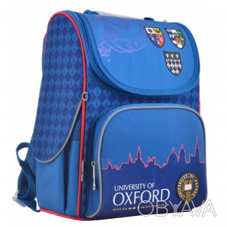 Каркасний ортопедичний шкільний рюкзак з пластиковими елементами, що забезпечуют. . фото 1