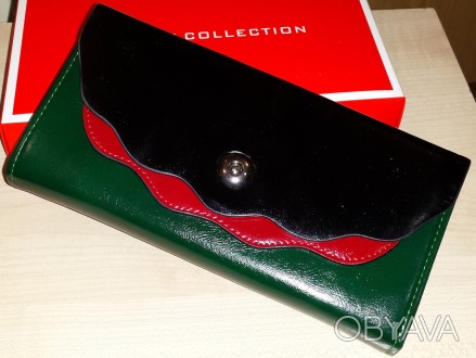 Високоякісний жіночий гаманець. 
Всередині гаманця відділення для пластикових ка. . фото 1