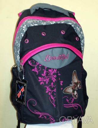 Рюкзак Beautiful.
Рюкзак для дівчаток молодшої та середньої школи виконаний з мі. . фото 1