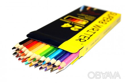 Олівці кольорові Магсо, 24 кольори.
Канцтовари відправляємо за умови мінімальної. . фото 1