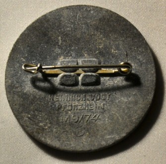 Пропагандистский памятный значок, посвященный 10 съезду НСДАП в Нюрнберг, 5-12 с. . фото 3